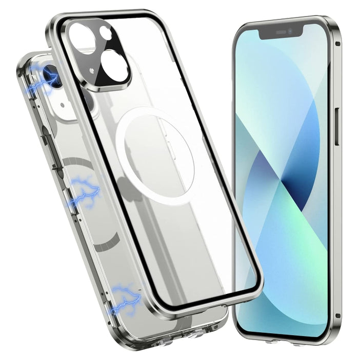 Estuche para teléfono Magsafe esmerilado magnético de cuerpo completo 360, For iPhone 14, For iPhone 14 Plus, For iPhone 14 Pro, For iPhone 14 Pro Max