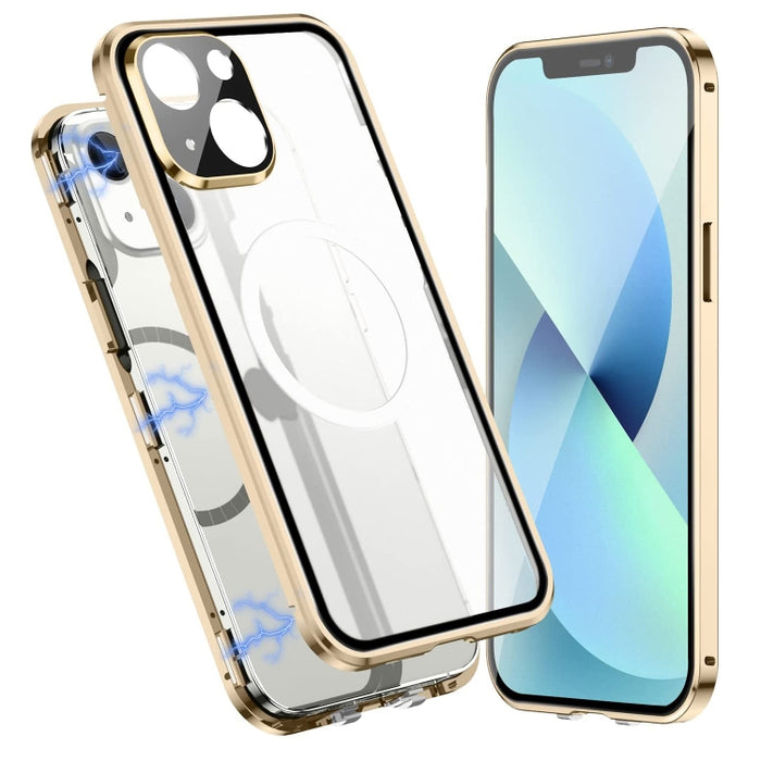Estuche para teléfono Magsafe esmerilado magnético de cuerpo completo 360, For iPhone 14, For iPhone 14 Plus, For iPhone 14 Pro, For iPhone 14 Pro Max