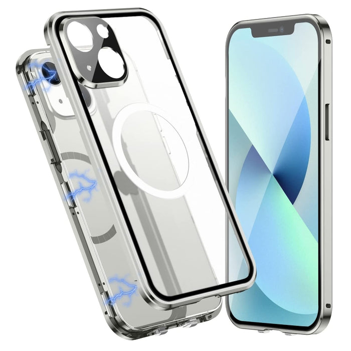 Estuche para teléfono Magsafe esmerilado magnético de cuerpo completo 360, For iPhone 14, For iPhone 14 Plus, For iPhone 14 Pro, For iPhone 14 Pro Max