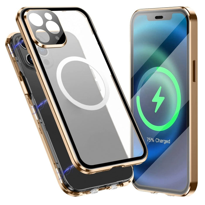 Estuche para teléfono Magsafe esmerilado magnético de cuerpo completo 360