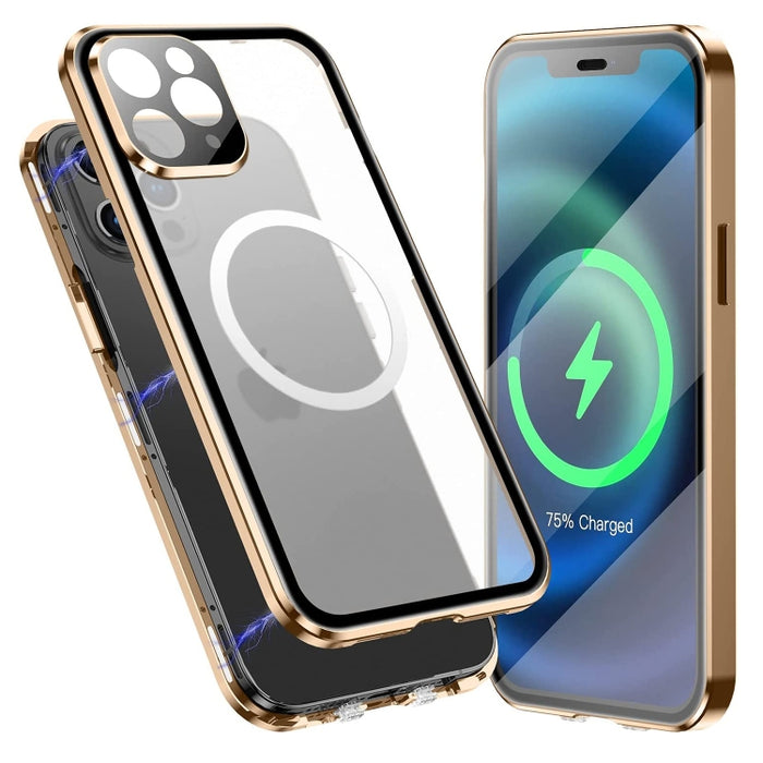 Estuche para teléfono Magsafe esmerilado magnético de cuerpo completo 360