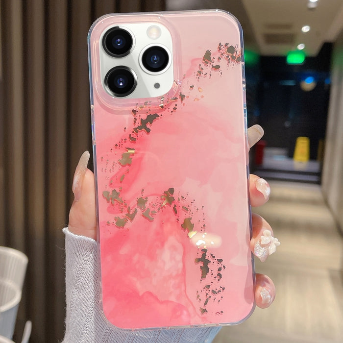 Estuche para teléfono de mármol esmaltado de color