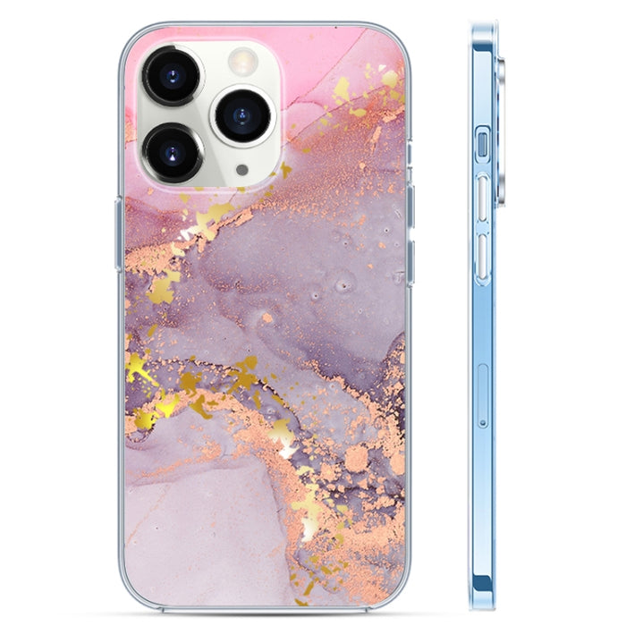 Estuche para teléfono de mármol esmaltado de color