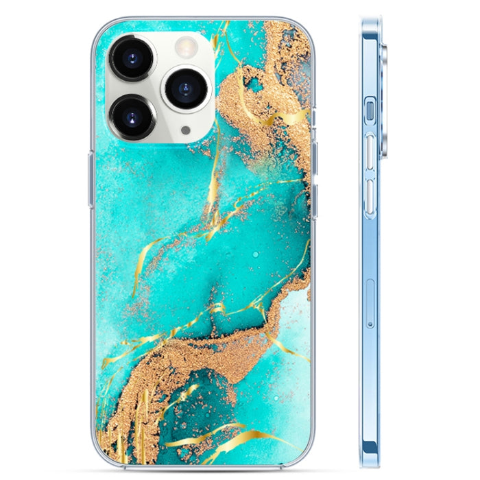 Estuche para teléfono de mármol esmaltado de color