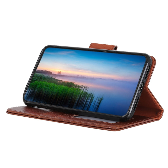 Estuche para teléfono de cuero con textura de napa, For Nokia G60 5G, For Xiaomi Redmi K50 Ultra/12T/12T Pro, For Samsung Galaxy S23, For Samsung Galaxy S23+