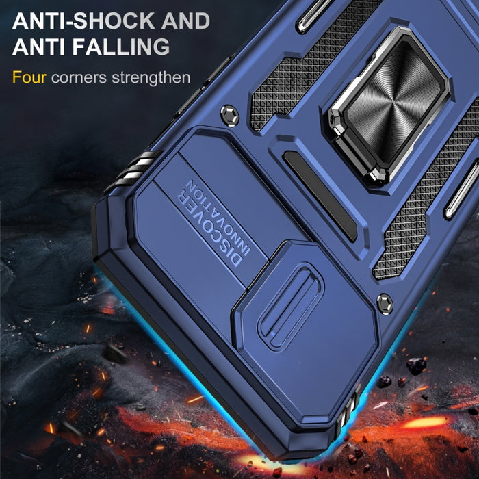Armor PC + TPU Funda protectora para teléfono con cámara