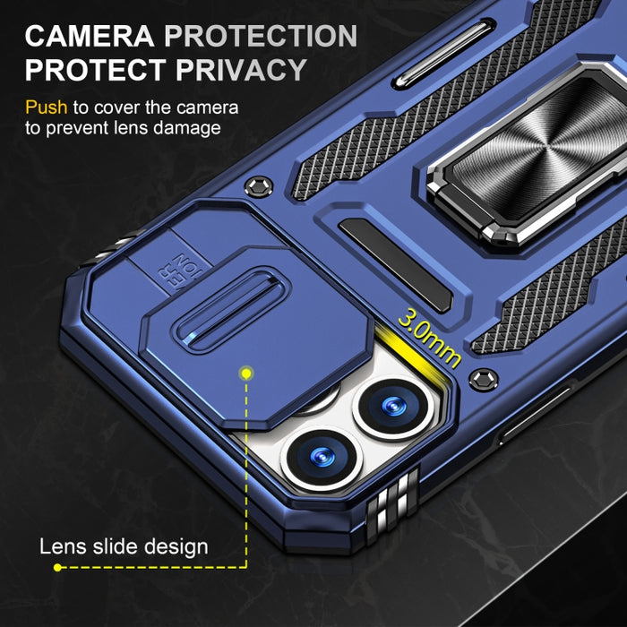 Armor PC + TPU Funda protectora para teléfono con cámara
