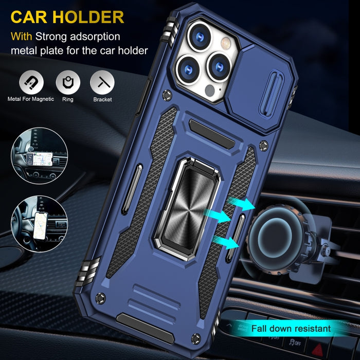 Armor PC + TPU Funda protectora para teléfono con cámara