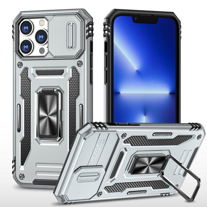 Armor PC + TPU Funda protectora para teléfono con cámara