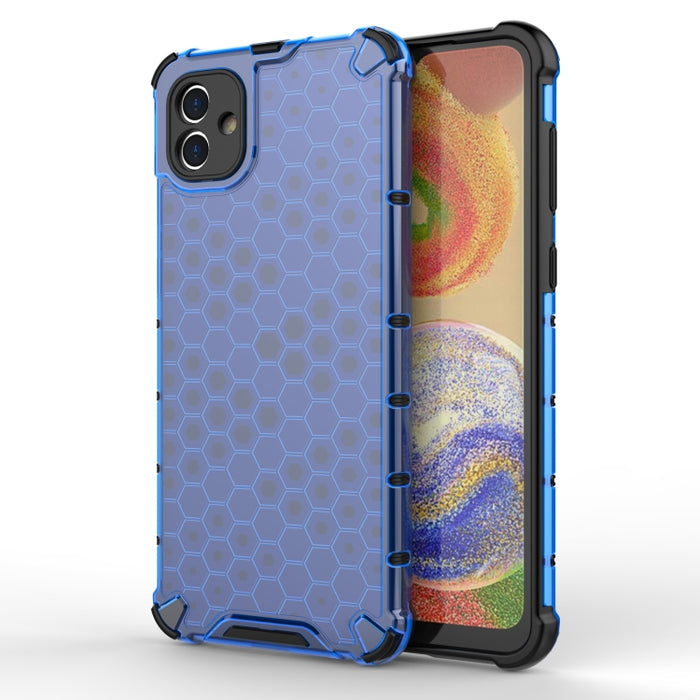 Caja del teléfono PC + TPU a prueba de golpes Honeycomb, For Samsung Galaxy A04 4G, For Realme C33 4G India, For Xiaomi Redmi A1