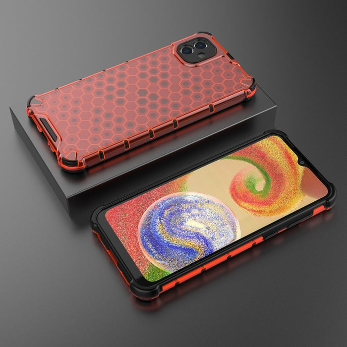 Caja del teléfono PC + TPU a prueba de golpes Honeycomb, For Samsung Galaxy A04 4G, For Realme C33 4G India, For Xiaomi Redmi A1