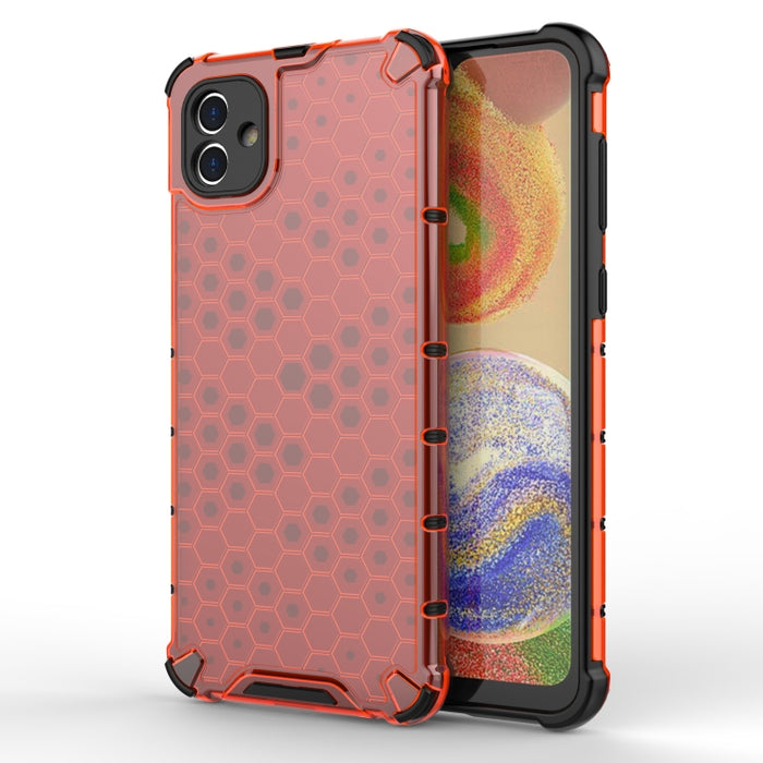 Caja del teléfono PC + TPU a prueba de golpes Honeycomb, For Samsung Galaxy A04 4G, For Realme C33 4G India, For Xiaomi Redmi A1