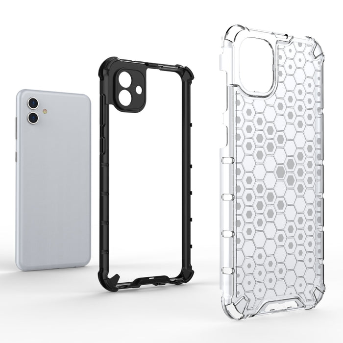 Caja del teléfono PC + TPU a prueba de golpes Honeycomb, For Samsung Galaxy A04 4G, For Realme C33 4G India, For Xiaomi Redmi A1