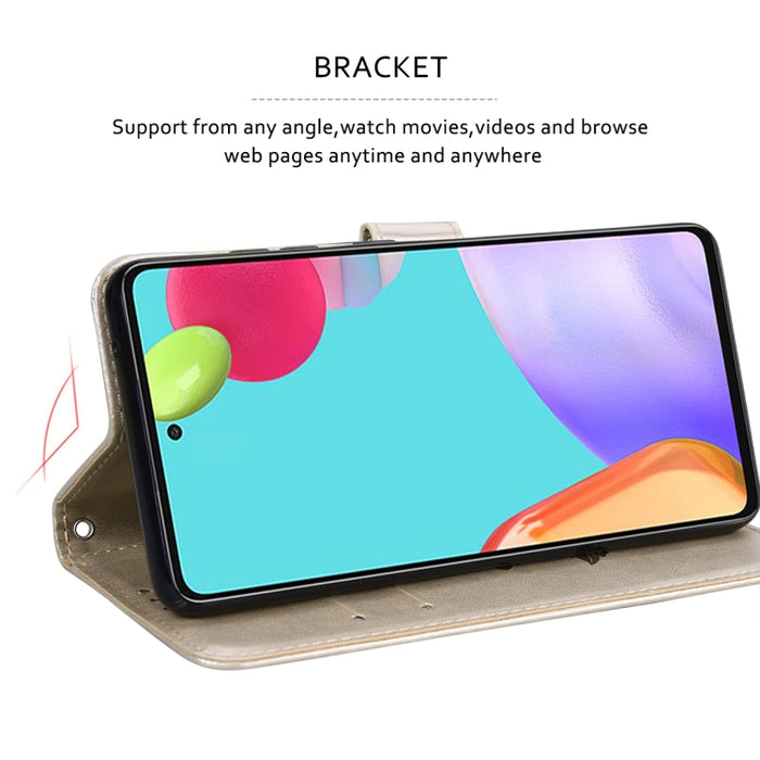 Estuche para teléfono de cuero PU con tapa en relieve rosa