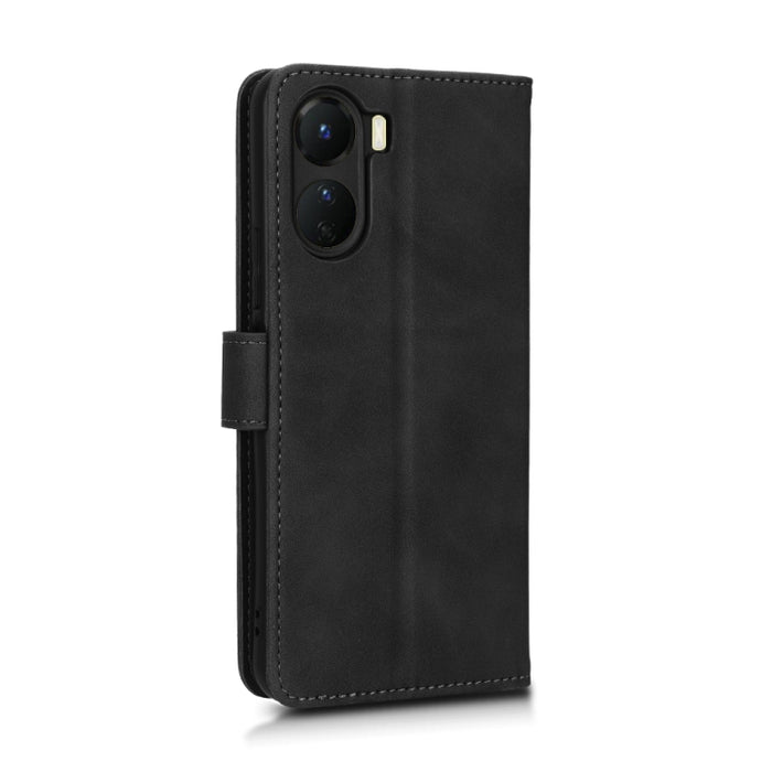 Estuche para teléfono de cuero con tapa magnética Skin Feel, For vivo Y16 4G, For Xiaomi Redmi A1 4G, For Honor 70 5G