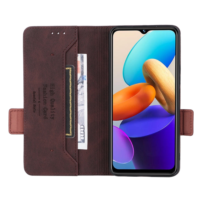 Caja de teléfono de cuero con cierre magnético, For vivo Y22s / Y35, For Xiaomi Redmi 10 5G / Note 11E, For Motorola Edge X30 / Edge 30 Pro / Edge+ 2022, For Sharp Aquos Sense 7