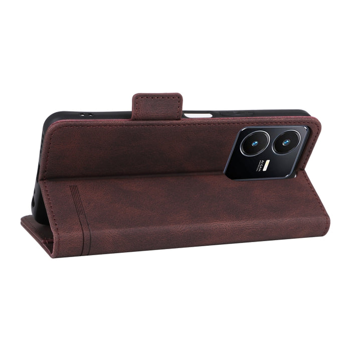 Caja de teléfono de cuero con cierre magnético, For vivo Y22s / Y35, For Xiaomi Redmi 10 5G / Note 11E, For Motorola Edge X30 / Edge 30 Pro / Edge+ 2022, For Sharp Aquos Sense 7