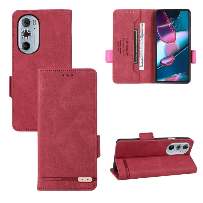 Caja de teléfono de cuero con cierre magnético, For vivo Y22s / Y35, For Xiaomi Redmi 10 5G / Note 11E, For Motorola Edge X30 / Edge 30 Pro / Edge+ 2022, For Sharp Aquos Sense 7
