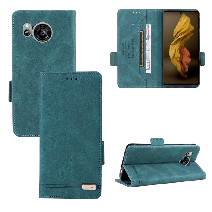 Caja de teléfono de cuero con cierre magnético, For vivo Y22s / Y35, For Xiaomi Redmi 10 5G / Note 11E, For Motorola Edge X30 / Edge 30 Pro / Edge+ 2022, For Sharp Aquos Sense 7