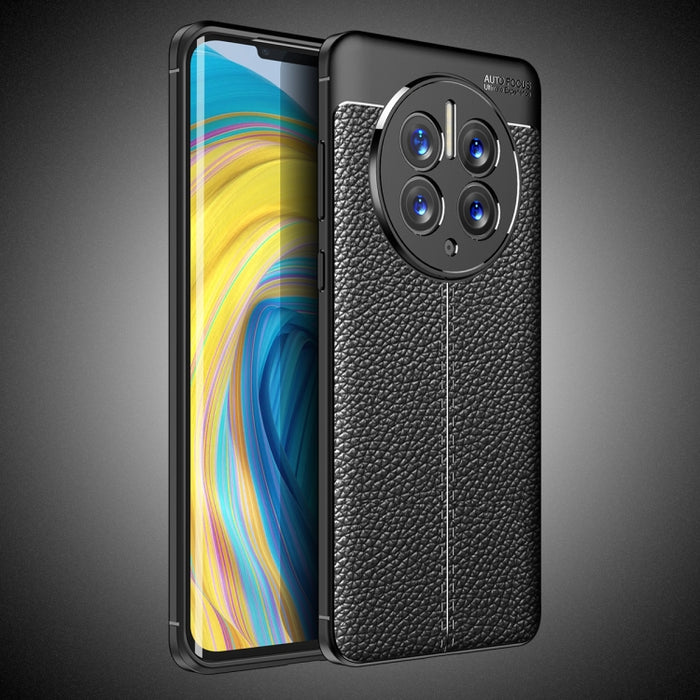 Caja del teléfono de TPU con textura de litchi, For Huawei Mate 50 Pro, For Huawei Mate 50, For Xiaomi Civi 2