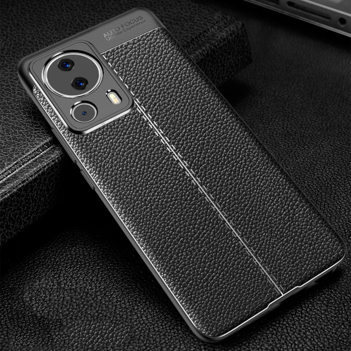 Caja del teléfono de TPU con textura de litchi, For Huawei Mate 50 Pro, For Huawei Mate 50, For Xiaomi Civi 2