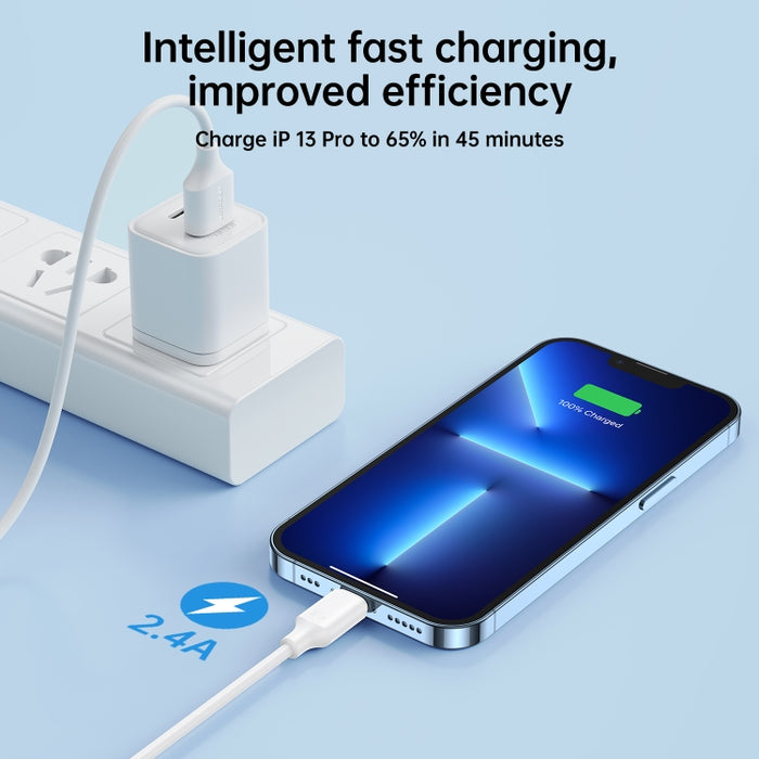 JOYROOM S-UL012A9 2.4A USB a cable de datos de carga rápida de 8 pines