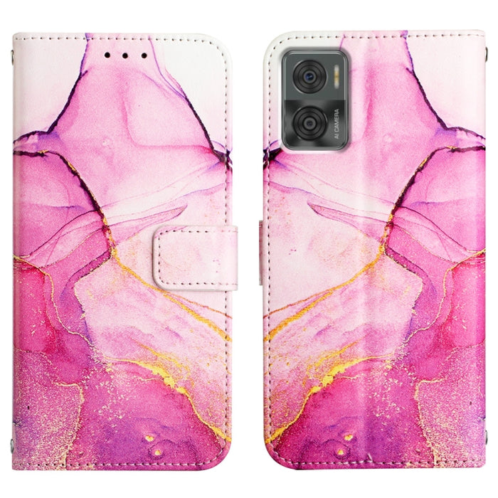PT003 Estuche para teléfono de cuero con tapa y patrón de mármol, For Motorola Moto E22i 4G/E22 4G, For OPPO A55S 5G/CPH2309 Japan, For OPPO Reno7 A Japan, For T-Mobile Revvl 6 Pro 5G, For Infinix Smart 6 Plus/X6823, For T-Mobile Revvl 6 5G            ...