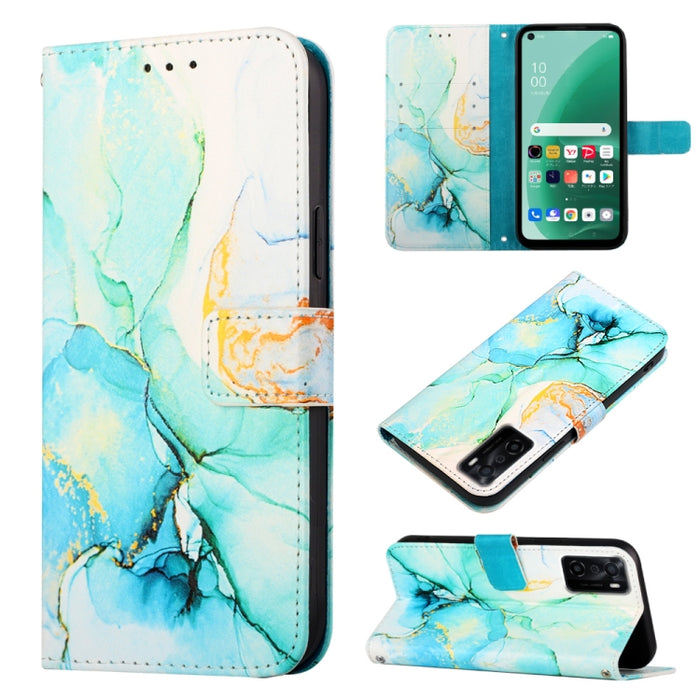 PT003 Estuche para teléfono de cuero con tapa y patrón de mármol, For Motorola Moto E22i 4G/E22 4G, For OPPO A55S 5G/CPH2309 Japan, For OPPO Reno7 A Japan, For T-Mobile Revvl 6 Pro 5G, For Infinix Smart 6 Plus/X6823, For T-Mobile Revvl 6 5G            ...