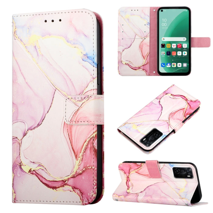 PT003 Estuche para teléfono de cuero con tapa y patrón de mármol, For Motorola Moto E22i 4G/E22 4G, For OPPO A55S 5G/CPH2309 Japan, For OPPO Reno7 A Japan, For T-Mobile Revvl 6 Pro 5G, For Infinix Smart 6 Plus/X6823, For T-Mobile Revvl 6 5G            ...