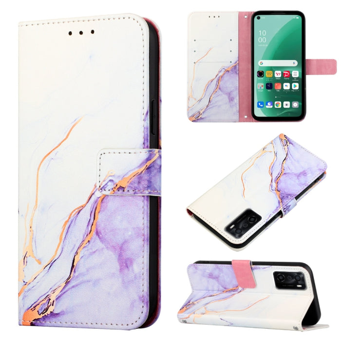 PT003 Estuche para teléfono de cuero con tapa y patrón de mármol, For Motorola Moto E22i 4G/E22 4G, For OPPO A55S 5G/CPH2309 Japan, For OPPO Reno7 A Japan, For T-Mobile Revvl 6 Pro 5G, For Infinix Smart 6 Plus/X6823, For T-Mobile Revvl 6 5G            ...