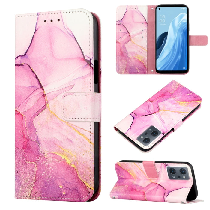 PT003 Estuche para teléfono de cuero con tapa y patrón de mármol, For Motorola Moto E22i 4G/E22 4G, For OPPO A55S 5G/CPH2309 Japan, For OPPO Reno7 A Japan, For T-Mobile Revvl 6 Pro 5G, For Infinix Smart 6 Plus/X6823, For T-Mobile Revvl 6 5G            ...