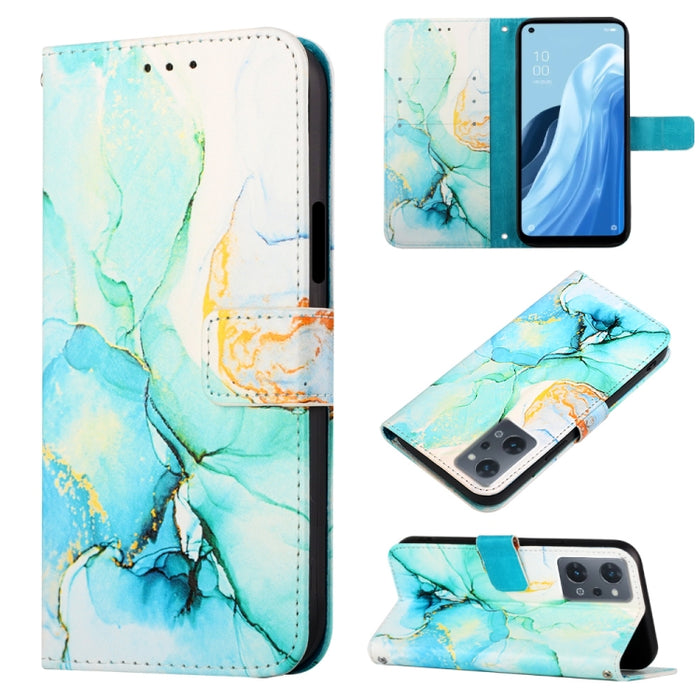 PT003 Estuche para teléfono de cuero con tapa y patrón de mármol, For Motorola Moto E22i 4G/E22 4G, For OPPO A55S 5G/CPH2309 Japan, For OPPO Reno7 A Japan, For T-Mobile Revvl 6 Pro 5G, For Infinix Smart 6 Plus/X6823, For T-Mobile Revvl 6 5G            ...