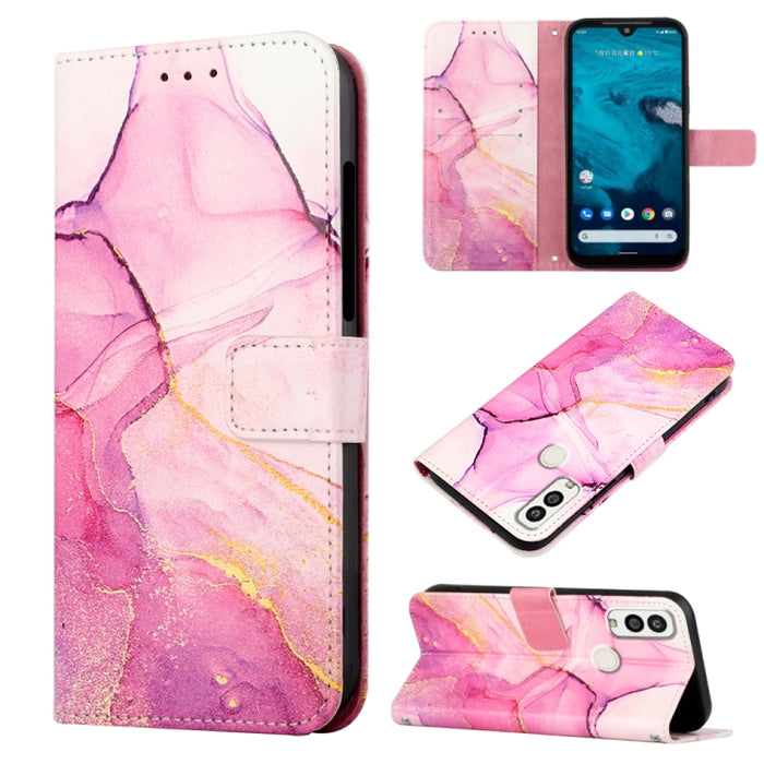 PT003 Estuche para teléfono de cuero con tapa y patrón de mármol, For Motorola Moto E22i 4G/E22 4G, For OPPO A55S 5G/CPH2309 Japan, For OPPO Reno7 A Japan, For T-Mobile Revvl 6 Pro 5G, For Infinix Smart 6 Plus/X6823, For T-Mobile Revvl 6 5G            ...
