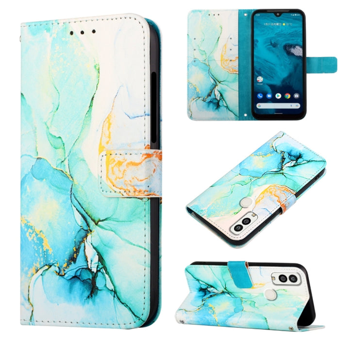 PT003 Estuche para teléfono de cuero con tapa y patrón de mármol, For Motorola Moto E22i 4G/E22 4G, For OPPO A55S 5G/CPH2309 Japan, For OPPO Reno7 A Japan, For T-Mobile Revvl 6 Pro 5G, For Infinix Smart 6 Plus/X6823, For T-Mobile Revvl 6 5G            ...