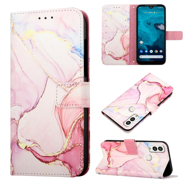 PT003 Estuche para teléfono de cuero con tapa y patrón de mármol, For Motorola Moto E22i 4G/E22 4G, For OPPO A55S 5G/CPH2309 Japan, For OPPO Reno7 A Japan, For T-Mobile Revvl 6 Pro 5G, For Infinix Smart 6 Plus/X6823, For T-Mobile Revvl 6 5G            ...