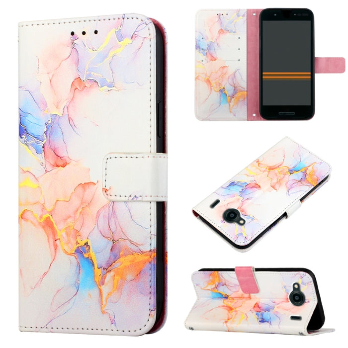 PT003 Estuche para teléfono de cuero con tapa y patrón de mármol, For Motorola Moto E22i 4G/E22 4G, For OPPO A55S 5G/CPH2309 Japan, For OPPO Reno7 A Japan, For T-Mobile Revvl 6 Pro 5G, For Infinix Smart 6 Plus/X6823, For T-Mobile Revvl 6 5G            ...