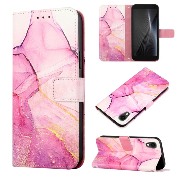 PT003 Estuche para teléfono de cuero con tapa y patrón de mármol, For Motorola Moto E22i 4G/E22 4G, For OPPO A55S 5G/CPH2309 Japan, For OPPO Reno7 A Japan, For T-Mobile Revvl 6 Pro 5G, For Infinix Smart 6 Plus/X6823, For T-Mobile Revvl 6 5G            ...