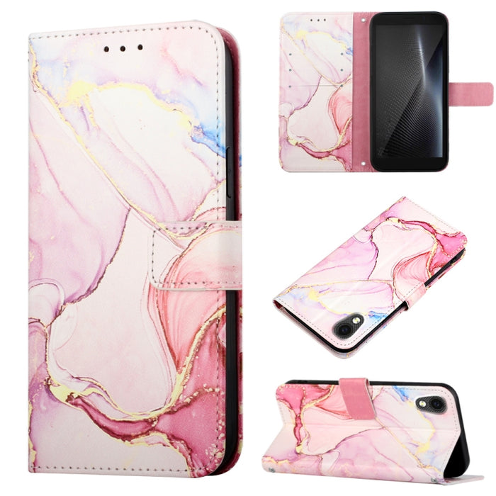 PT003 Estuche para teléfono de cuero con tapa y patrón de mármol, For Motorola Moto E22i 4G/E22 4G, For OPPO A55S 5G/CPH2309 Japan, For OPPO Reno7 A Japan, For T-Mobile Revvl 6 Pro 5G, For Infinix Smart 6 Plus/X6823, For T-Mobile Revvl 6 5G            ...
