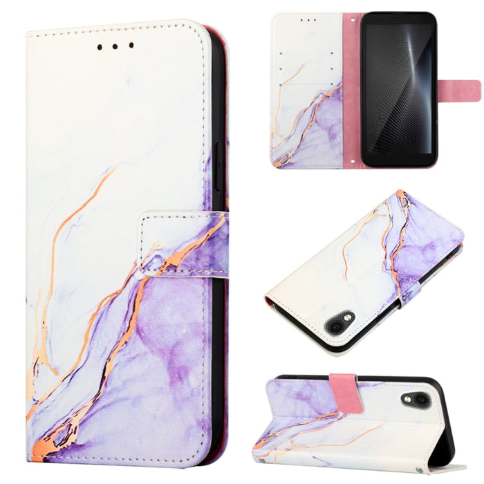 PT003 Estuche para teléfono de cuero con tapa y patrón de mármol, For Motorola Moto E22i 4G/E22 4G, For OPPO A55S 5G/CPH2309 Japan, For OPPO Reno7 A Japan, For T-Mobile Revvl 6 Pro 5G, For Infinix Smart 6 Plus/X6823, For T-Mobile Revvl 6 5G            ...