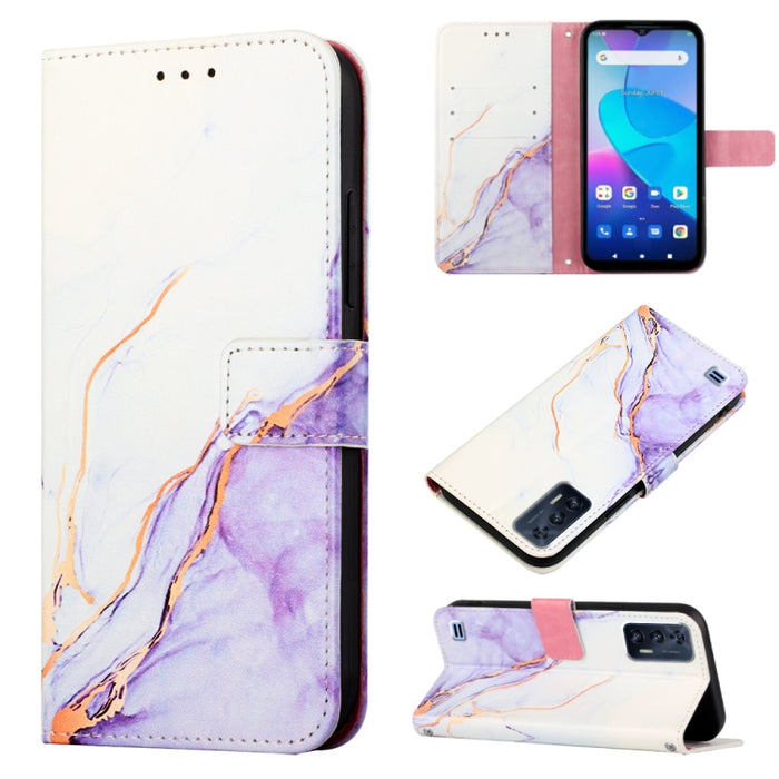 PT003 Estuche para teléfono de cuero con tapa y patrón de mármol, For Motorola Moto E22i 4G/E22 4G, For OPPO A55S 5G/CPH2309 Japan, For OPPO Reno7 A Japan, For T-Mobile Revvl 6 Pro 5G, For Infinix Smart 6 Plus/X6823, For T-Mobile Revvl 6 5G            ...