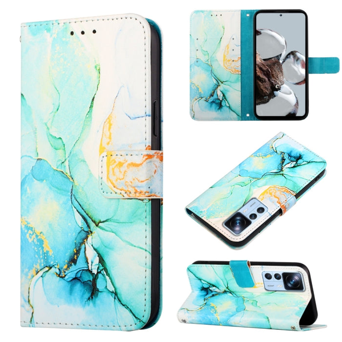 PT003 Estuche para teléfono de cuero con tapa y patrón de mármol, For Motorola Moto E22i 4G/E22 4G, For OPPO A55S 5G/CPH2309 Japan, For OPPO Reno7 A Japan, For T-Mobile Revvl 6 Pro 5G, For Infinix Smart 6 Plus/X6823, For T-Mobile Revvl 6 5G            ...