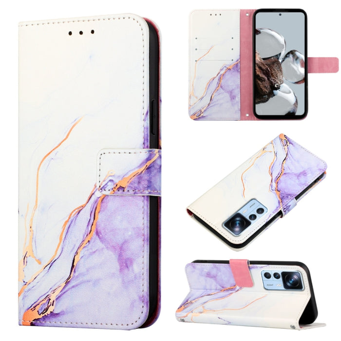 PT003 Estuche para teléfono de cuero con tapa y patrón de mármol, For Motorola Moto E22i 4G/E22 4G, For OPPO A55S 5G/CPH2309 Japan, For OPPO Reno7 A Japan, For T-Mobile Revvl 6 Pro 5G, For Infinix Smart 6 Plus/X6823, For T-Mobile Revvl 6 5G            ...