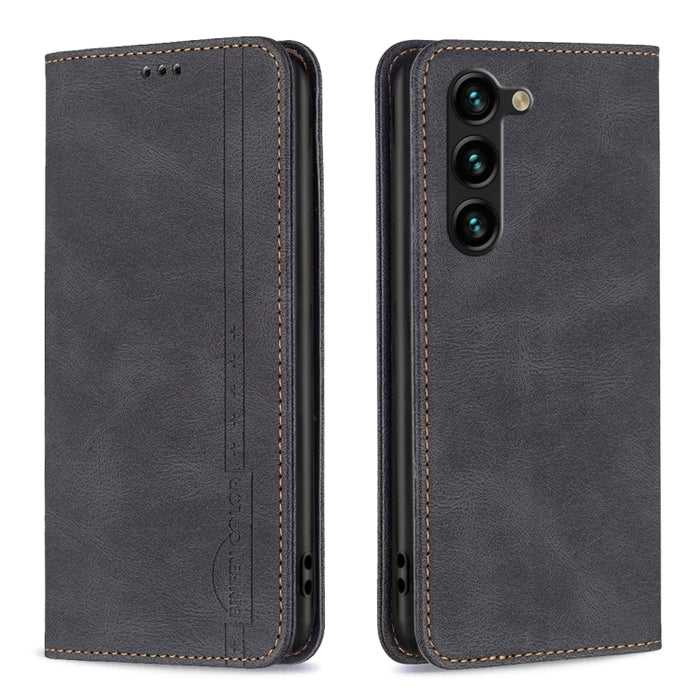 Estuche de teléfono de cuero antirrobo con bloqueo RFID magnético, For OPPO A17, For Samsung Galaxy A14 5G, For Samsung Galaxy S23+ 5G, For Samsung Galaxy S23 Ultra 5G, For Samsung Galaxy S23 5G, For Xiaomi 12T / 12T Pro / Redmi K50 Ultra