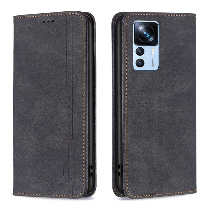 Estuche de teléfono de cuero antirrobo con bloqueo RFID magnético, For OPPO A17, For Samsung Galaxy A14 5G, For Samsung Galaxy S23+ 5G, For Samsung Galaxy S23 Ultra 5G, For Samsung Galaxy S23 5G, For Xiaomi 12T / 12T Pro / Redmi K50 Ultra