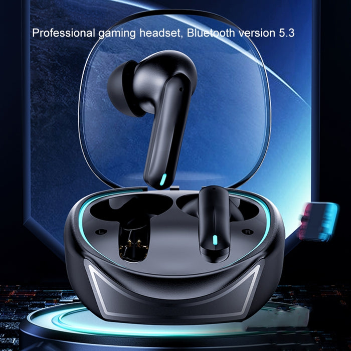 USAMS XJ13 XJ ENC Auricular Bluetooth inalámbrico TWS con micrófono dual y cancelación de ruido
