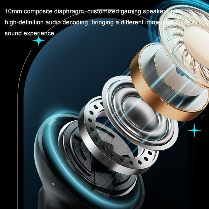 USAMS XJ13 XJ ENC Auricular Bluetooth inalámbrico TWS con micrófono dual y cancelación de ruido