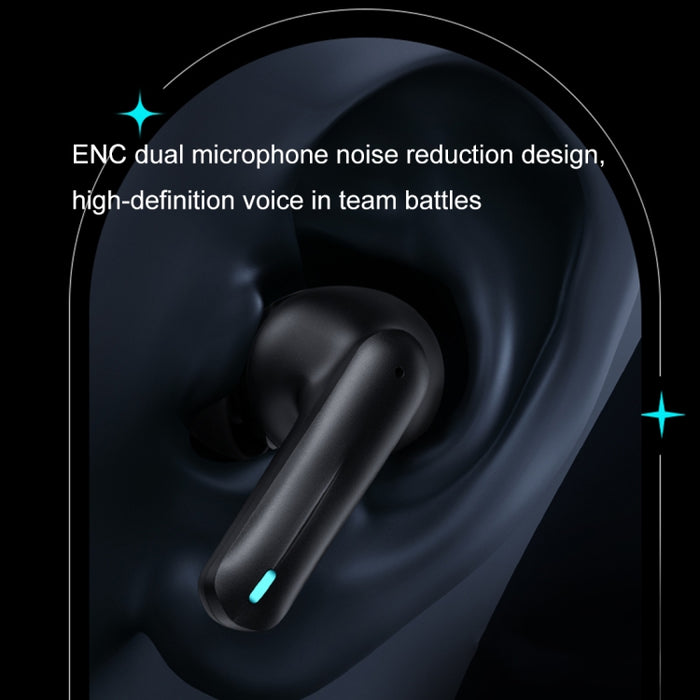 USAMS XJ13 XJ ENC Auricular Bluetooth inalámbrico TWS con micrófono dual y cancelación de ruido