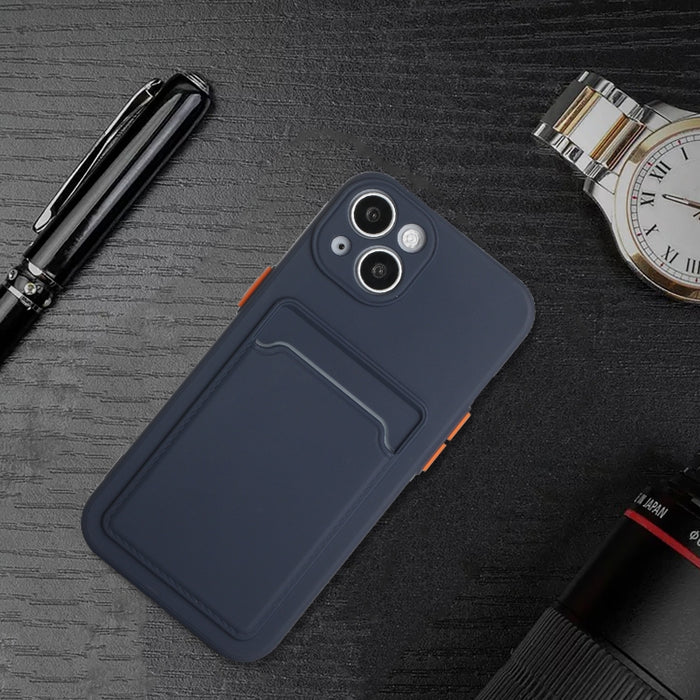 Diseño de ranura para tarjeta Funda de teléfono TPU a prueba de golpes