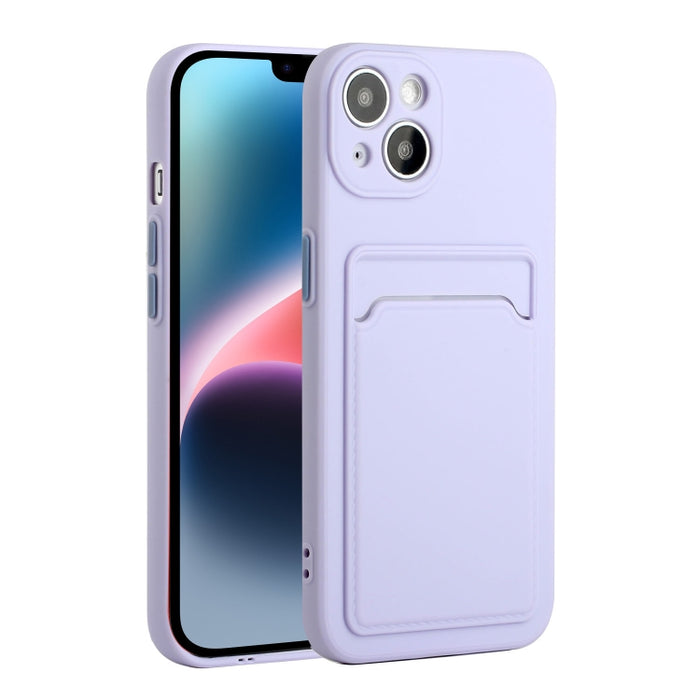 Diseño de ranura para tarjeta Funda de teléfono TPU a prueba de golpes