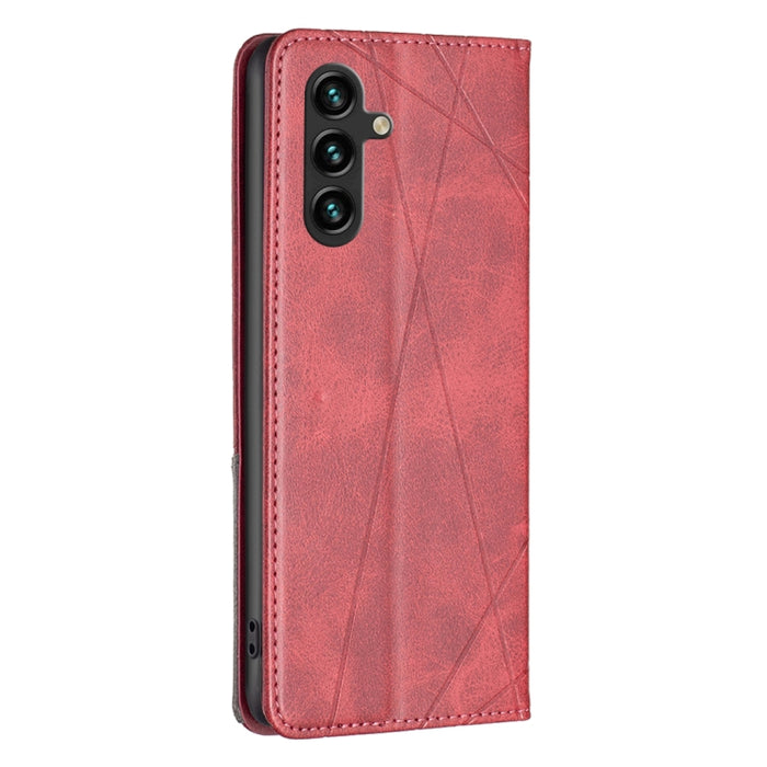 Estuche para teléfono de cuero magnético invisible prismático, For OPPO A17, For Samsung Galaxy A14 5G, For Samsung Galaxy S23+ 5G, For Samsung Galaxy S23 Ultra 5G, For Samsung Galaxy S23 5G, For Xiaomi 12T / 12T Pro / Redmi K50 Ultra